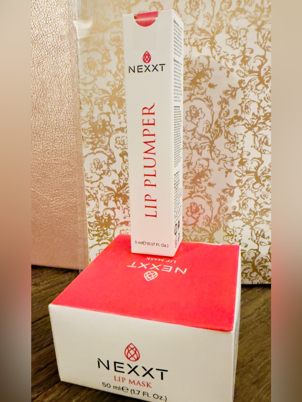 Nexxt Lip Plumper & Nexxt Hydrating Lip Mask 2 pcs Hyaluronic Acid Vitamin E New